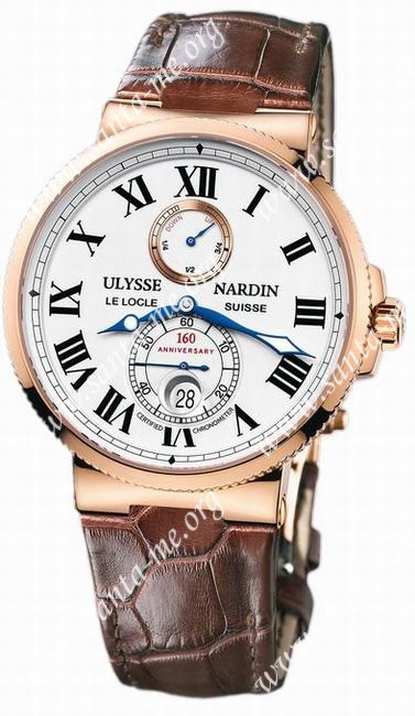 Ulysse Nardin Marine Chronometer Mens Wristwatch 266-65