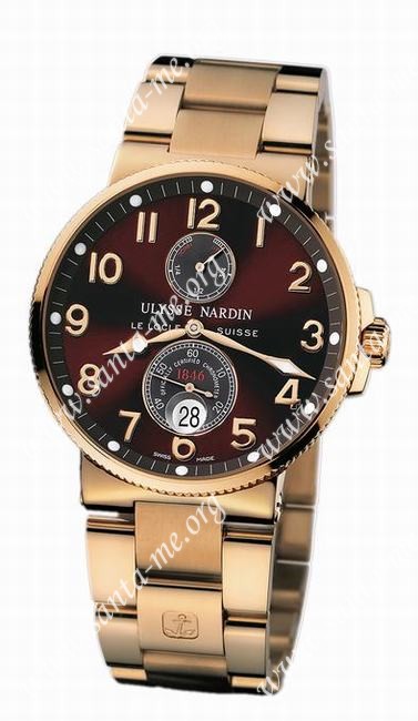 Ulysse Nardin Marine Chronometer 41mm Mens Wristwatch 266-66-8/625