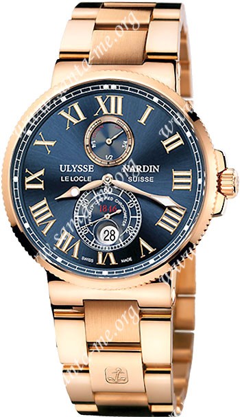 Ulysse Nardin Maxi Marine Chronometer 43mm Mens Wristwatch 266-67-8M-43