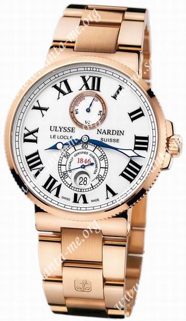 Ulysse Nardin Marine Chronometer 43mm Mens Wristwatch 266-67-8M/40