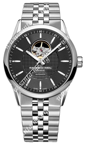 Raymond Weil Freelancer Automatic Open Balance Wheel Mens Wristwatch 2710-ST-20021