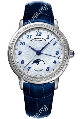 Raymond Weil Maestro Moonphase Ladies Wristwatch 2739-LS3-05909