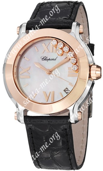 Chopard Happy Sport Round Ladies Wristwatch 278492-9004