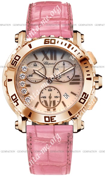 Chopard Happy Sport Round Chronograph Ladies Wristwatch 283581-5003