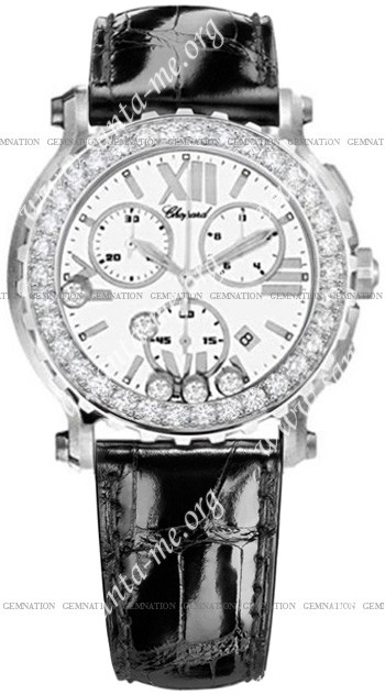Chopard Happy Sport Round Chronograph Ladies Wristwatch 288506-2002