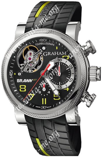 Graham Tourbillograph Trackmaster Mens Wristwatch 2BRTS.B03A.K68S