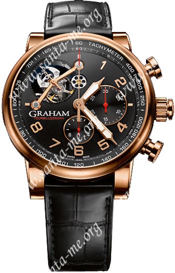 Graham Silverstone Tourbillograph Mens Wristwatch 2TSAR.B04A