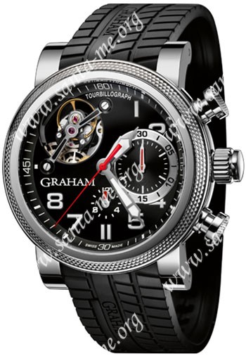 Graham Tourbillograph Trackmaster Mens Wristwatch 2TWTS.B05A