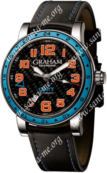 Graham Silverstone Time Zone Mens Wristwatch 2TZAS.B01A