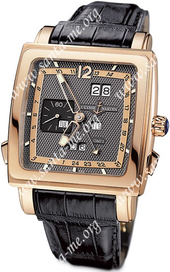 Ulysse Nardin Quadrato Dual Time Perpetual Mens Wristwatch 326-90/69