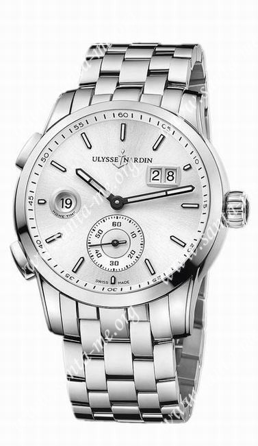Ulysse Nardin Dual Time Manufacture Mens Wristwatch 3343-126-7/91