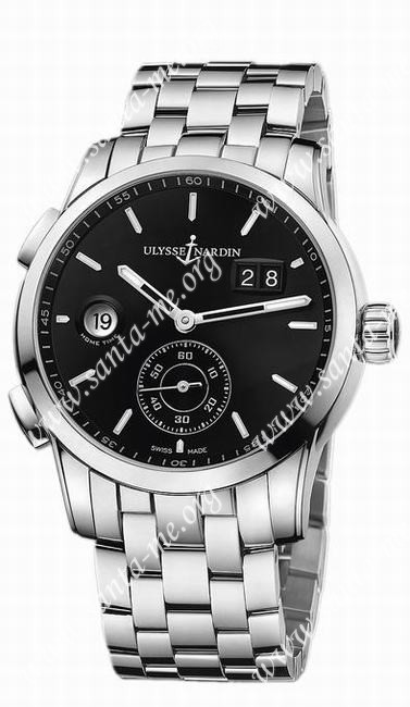 Ulysse Nardin Dual Time Manufacture Mens Wristwatch 3343-126-7/92