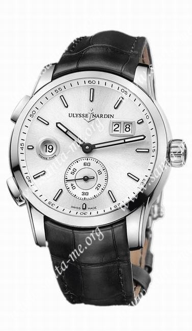 Ulysse Nardin Dual Time Manufacture Mens Wristwatch 3343-126/91