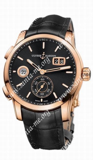 Ulysse Nardin Dual Time Manufacture Mens Wristwatch 3346-126/92