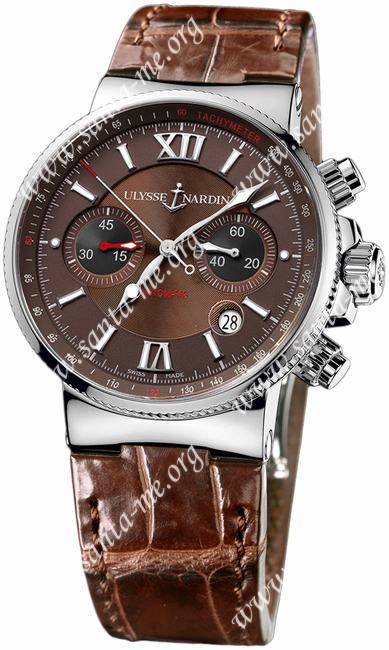 Ulysse Nardin Maxi Marine Chronograph Mens Wristwatch 353-66/355
