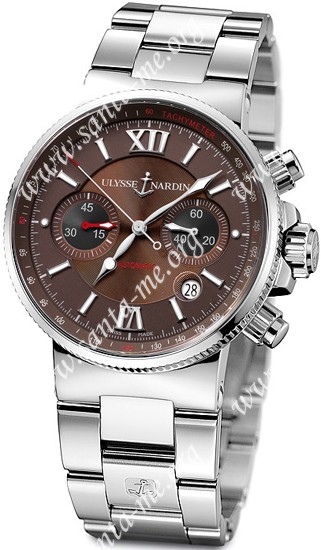 Ulysse Nardin Maxi Marine Chronograph Mens Wristwatch 353-66-7/355