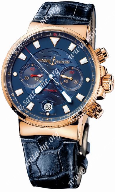 Ulysse Nardin Blue Seal Chronograph - Limited Edition Mens Wristwatch 356-68LE