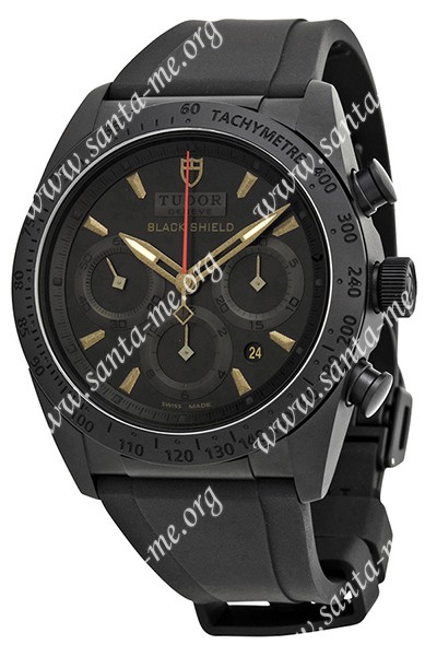 Tudor Fastrider Black Shield Chronograph Automatic Mens Wristwatch 42000CN-BKRS
