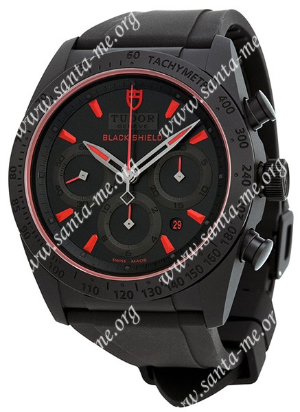 Tudor Fastrider Black Shield Chronograph Mens Wristwatch 42000CR-BKRS
