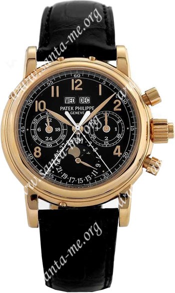 Patek Philippe Split Seconds Chronograph Mens Wristwatch 5004R-BL