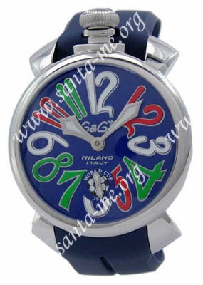 GaGa Milano Manual 48mm Steel Men Wristwatch 5010.MO