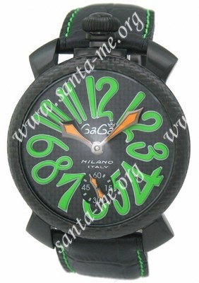GaGa Milano Manual 48mm Limited Edition Men Wristwatch 5016.3.BK