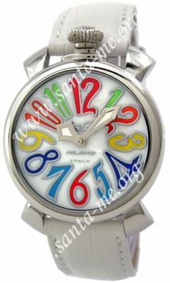 GaGa Milano Manual 40mm Steel Unisex Wristwatch 5020.1.WH