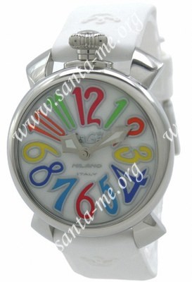 GaGa Milano Manual 40mm Steel Unisex Wristwatch 5020.1.WH