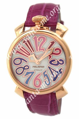 GaGa Milano Manual 40mm Gold Plated Unisex Wristwatch 5021.1.PK