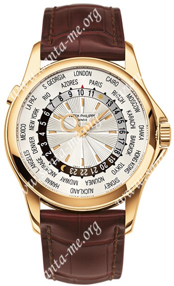 Patek Philippe World Time Mens Wristwatch 5130J-001