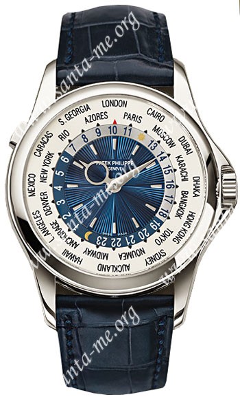 Patek Philippe World Time Mens Wristwatch 5130P