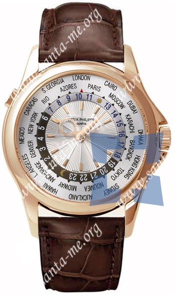 Patek Philippe World Time Mens Wristwatch 5130R