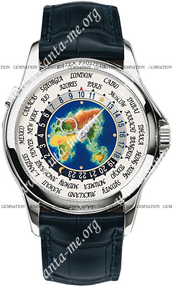 Patek Philippe World Time Mens Wristwatch 5131G