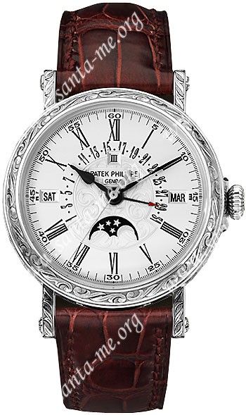 Patek Philippe Grand Complication Perpetual Calendar Mens Wristwatch 5160G-001