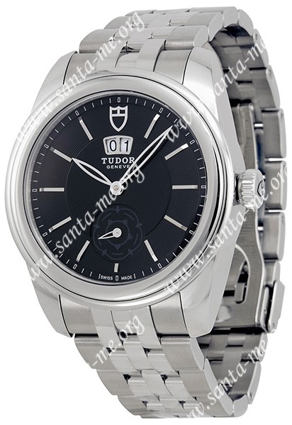 Tudor Glamour Mechanical Mens Wristwatch 57000-BKSS