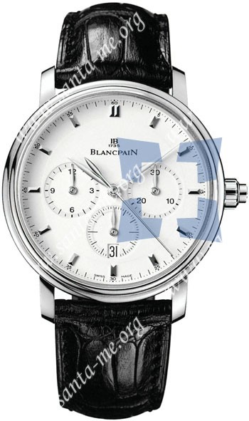 Blancpain Villeret Chronograph Mens Wristwatch 6185.1127.55