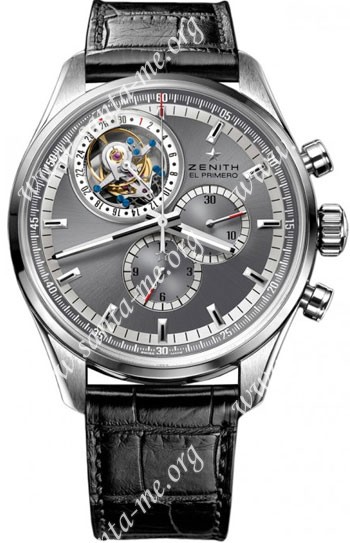 Zenith El Primero Tourbillon Chronograph Mens Wristwatch 65.2050.4035-91.C630