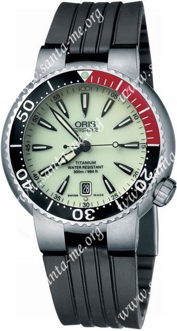 Oris TT1 Divers Titan Date Mens Wristwatch 733.7562.71.59.RS
