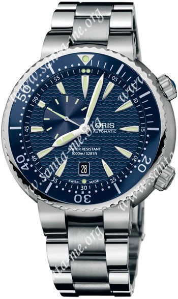 Oris Divers Small Second Date Mens Wristwatch 743.7609.8555.MB