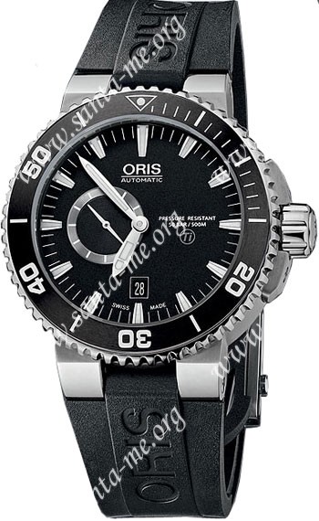 Oris Aquis Titan Small Second Date Mens Wristwatch 743.7664.7154.RS