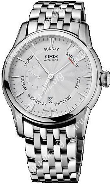 Oris Artelier Small Second Pointer Date Mens Wristwatch 74576664051MB