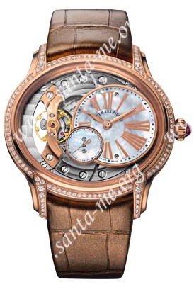 Audemars Piguet Millenary Hand Wound Rose Gold Ladies Wristwatch 77247OR.ZZ.A812CR.01