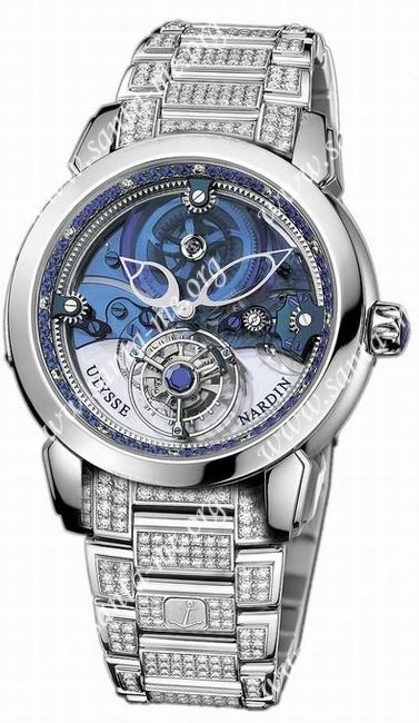 Ulysse Nardin Royal Blue Tourbillon Mens Wristwatch 799-82-8