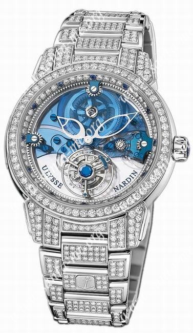 Ulysse Nardin Royal Blue Tourbillon Mens Wristwatch 799-83-8