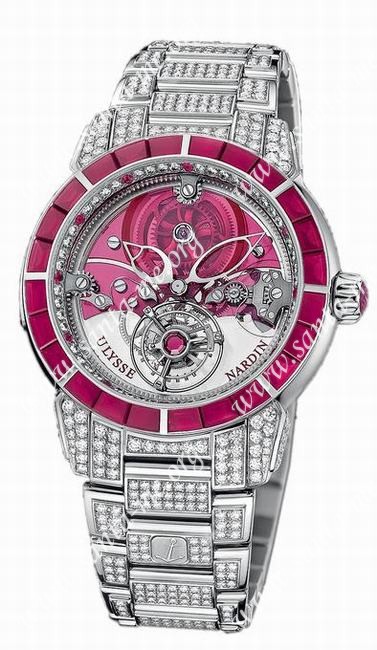 Ulysse Nardin Royal Ruby Tourbillon Mens Wristwatch 799-88BAG-8F