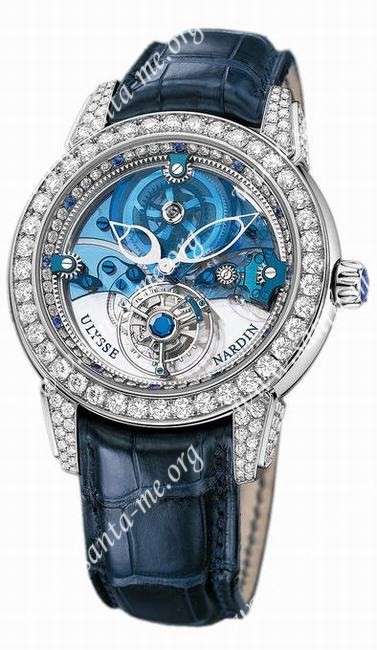 Ulysse Nardin Royal Blue Tourbillon Haute Joaillerie Mens Wristwatch 799-93