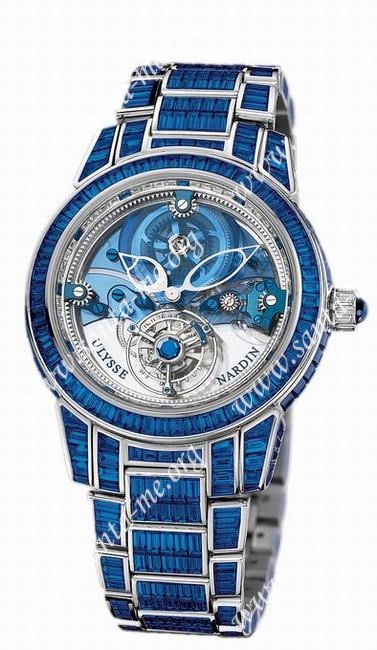 Ulysse Nardin Royal Blue Tourbillon Haute Joaillerie Mens Wristwatch 799-98BAG-8BAG