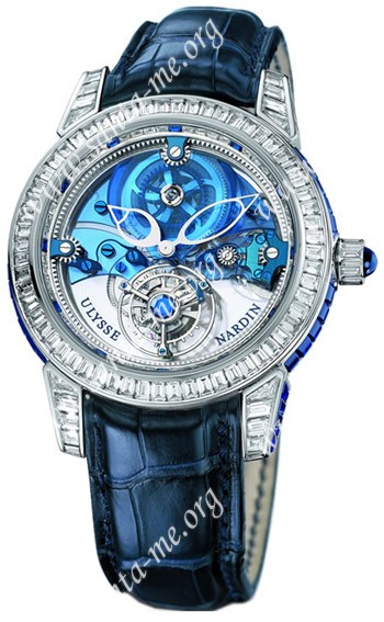 Ulysse Nardin Royal Blue Tourbillon Mens Wristwatch 799-99BAG