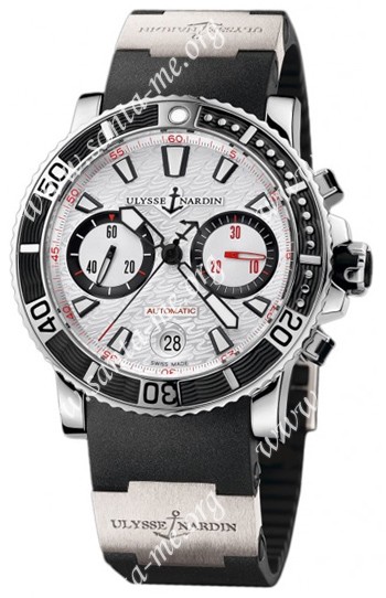 Ulysse Nardin Maxi Marine Diver Chronograph Mens Wristwatch 8003-102-3-916