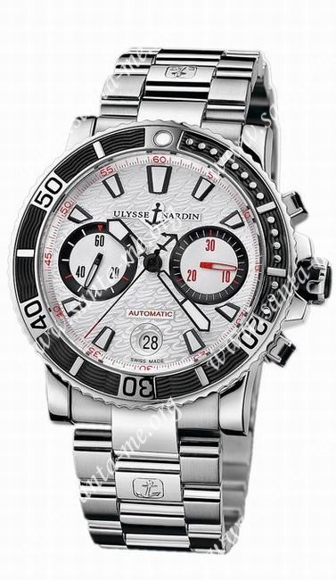 Ulysse Nardin Marine Diver Chronograph Mens Wristwatch 8003-102-7/916